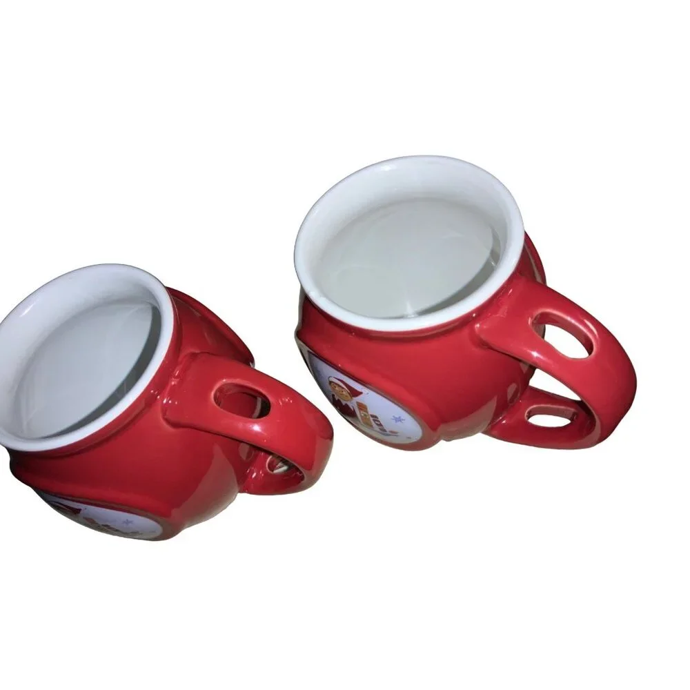 Elf On The Shelf Red Coffee Cocoa Mug Elf Christmas Tree Snow Cup 2015 - Picture 7 of 10